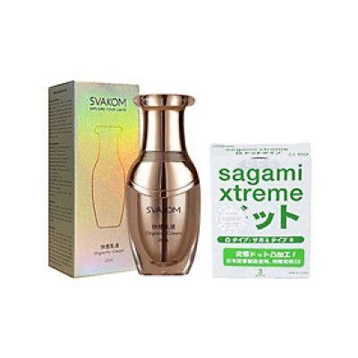 Gel Kích Thích Tăng Khoái Cảm Cho Nữ Svakom Orgasmic 15ml (Mỹ) + Bcs Sagami Gai Hộp Nhỏ 3 Chiếc - Hàng Chính Hãng 100% - Che Tên Sản Phẩm