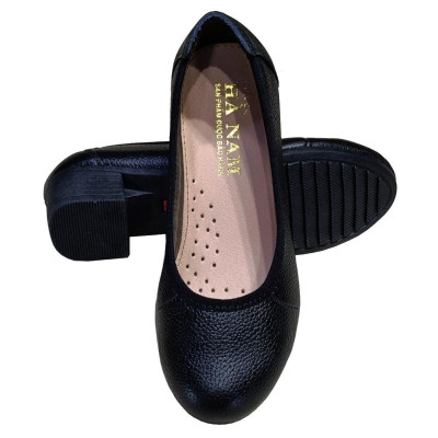 Giày Búp Bê Nữ Cao Gót 5cm HA NAM Da Bò Thật Thời Trang Cao Cấp GBBN2088