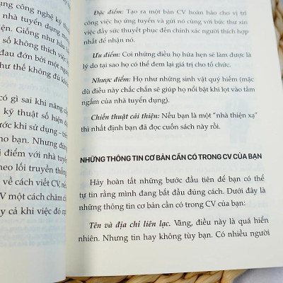 Sách - Bản CV Đẳng Cấp - Tạo Ấn Tượng Mạnh Với Nhà Tuyển Dụng Chỉ Trong 7 Giây - MCBooks