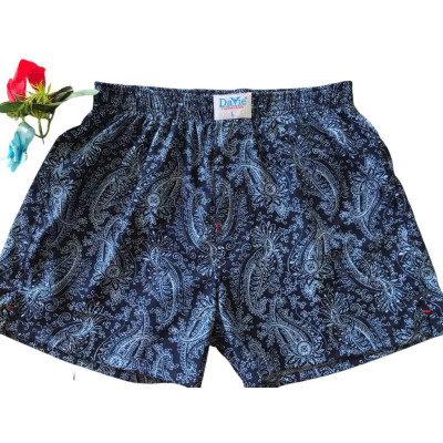 Quần Short Mặc Nhà Nam Davie Dvs01 Chất Liệu Vải Kate 100% Cotton - Giao Màu Ngẫu Nhiên