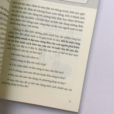Sách tư duy kỹ năng sống - Tip Công Sở 1 - Khả Năng Tư Duy – Nắm Bắt Siêu Tốc 49 Mẹo Tư Duy