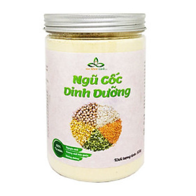 Bột ngũ cốc dinh dưỡng SKX hộp 500g (gồm bột đậu gà - lăng đỏ - hà lan vàng - hà lan xanh - yến mạch)