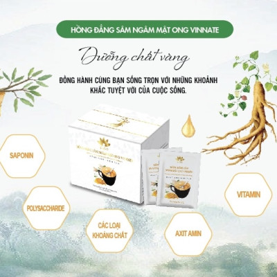 Hồng Đẳng Sâm Ngâm Mật Ong Vinnate