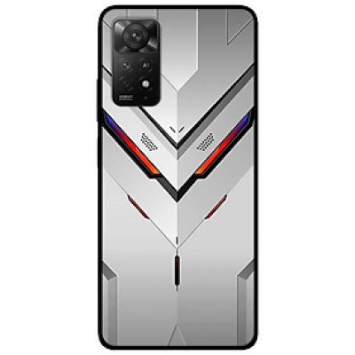 Ốp lưng cho Redmi Note 11 4G - Redmi Note 12 - Redmi Note 12 Pro - Redmi Note 12 Pro 5G - Mặt Nạ Trắng - Hàng Chính Hãng