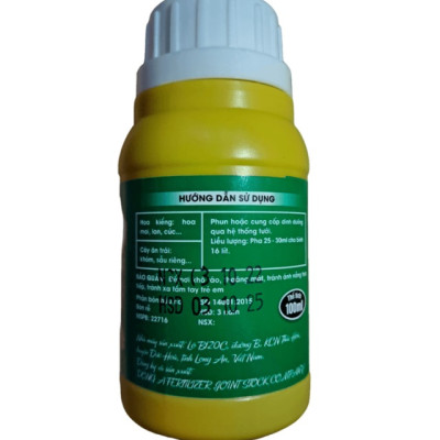 Phân bón Đạm Cá hữu cơ siêu humic dạng phun nguyên liệu ngoại nhập chai 100ml