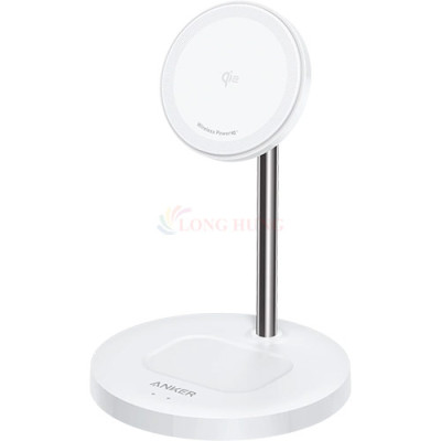 Đế sạc Anker MagGo Wireless 2 in 1 USB-C 15W A2544 - Hàng chính hãng