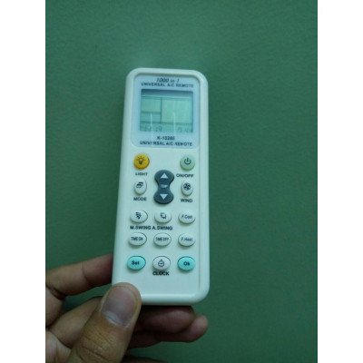 Remote điều khiển máy lạnh đa năng 1000 tần số dùng cho các dòng máy vn, thái lan, nội địa nhật (Hàng Chính Hãng)
