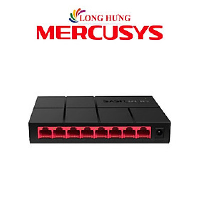 Switch Mercusys 8-Port 10/100/1000Mbps Desktop Switch MS108G - Hàng chính hãng