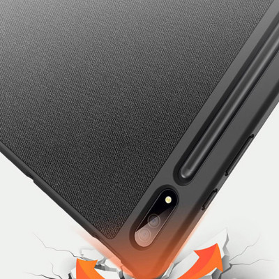 Bao da Dux Ducis Domo dành cho Samsung Galaxy Tab S10 Ultra , Tab S10+ Plus có khay đựng bút - Hàng chính hãng