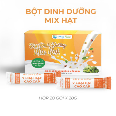 Bột Mix Hạt - Hộp 20 gói x 20g - Hung Foods