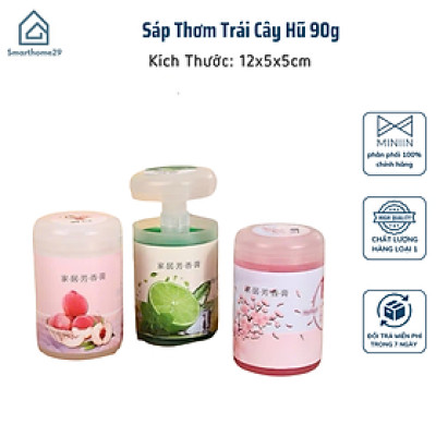 Sáp Thơm Trái Cây Hũ 90g – Khử Mùi, Tạo Hương Dịu Nhẹ - HÀNG CHÍNH HÃNG MINIIN