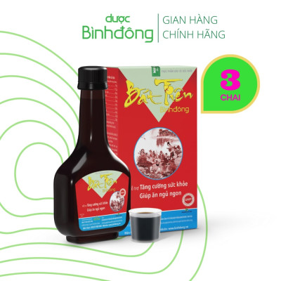 Combo Phục Hồi Sức Khỏe Sau Bệnh của Dược Bình Đông gồm 3 Thiên Môn Bổ Phổi và 3 Bát Tiên Bình Đông