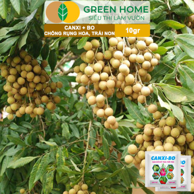 Phân Bón Canxi Bo Greenhome, Viên 10Gr, Tăng Đậu Trái, Chống Rụng Hoa Và Trái Non, Chống Thối Trái