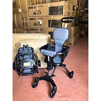 Xe đẩy cho bé, Xe đẩy gấp gọn em bé đi du lịch siêu gọn nhẹ của Linh Chi Bedding