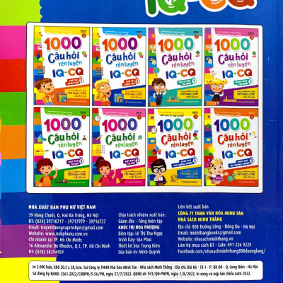 1000 Câu Hỏi Rèn Luyện IQ - CQ - Thách Thức Sáng Tạo - Tập 1