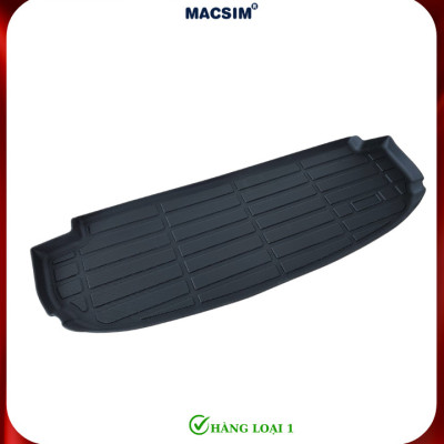 Thảm lót cốp xe ô tô Hyundai Custin Nhãn hiệu Macsim chất liệu nhựa TPE cao cấp màu đen