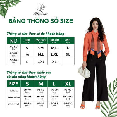 Quần dài công sở thiết kế dáng suông cúc trang trí HeraDG chất liệu Tuytsi cao cấp SQDBC3006