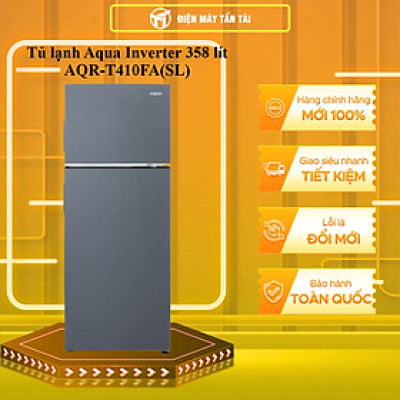 AQR-T410FA(SL) - Tủ lạnh Aqua Inverter 358 lít AQR-T410FA(SL) - Hàng Chính Hãng - Chỉ Giao Hồ Chí Minh
