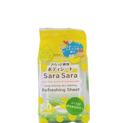 KHĂN ƯỚT DƯỠNG ẨM SARA  S SELECT (HƯƠNG TRÁI CÂY)