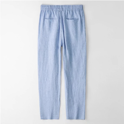Quần dài nam, quần công sở được may từ chất liệu LINEN cao cấp, không ngứa ngáy, khuy khóa kết hợp dây rút cực kì dễ mặc Qd11