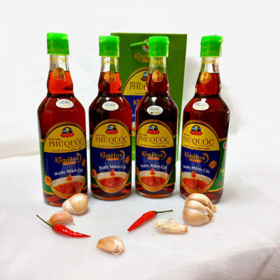 Nước mắm Cốt Kim Hoa Phú Quốc 35 đạm chai 520ml