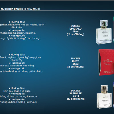 Nước Hoa Nam Sapphire Sucses 45ml