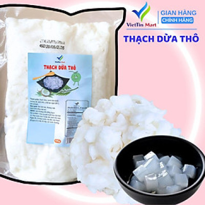 500G_ Thạch dừa loại 15 Ly ép thô (khô) có tặng kèm hương liệu - Viettin Mart