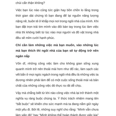 Bí Quyết Tối Giản Cho Người Bận Rộn - Đừng Để Việc Nhà Trở Thành Gánh Nặng Của Bạn - Dọn Nhà