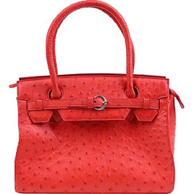 Túi Xách Da Đà Điểu Huy Hoàng HT6406 (32 x 25 cm) - Đỏ