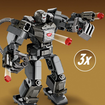 Đồ Chơi Lắp Ráp Chiến Giáp War Machine LEGO SUPERHEROES 76277 (154 chi tiết)