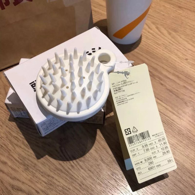 Lược gội đầu Silicone Nhật Bản - Massage xa da đầu - Giảm rụng tóc - Kích thích mọc tóc  DRU - Hàng Chính Hãng