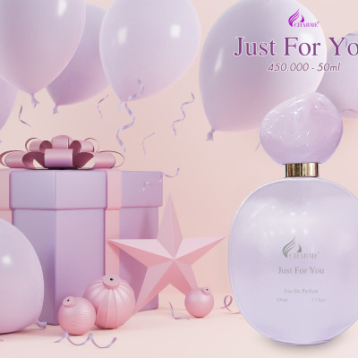 Nước hoa nữ thơm lâu, Charme Just For You, lãng mạn và tinh nghịch, cho nàng thêm tự tin, 50ml