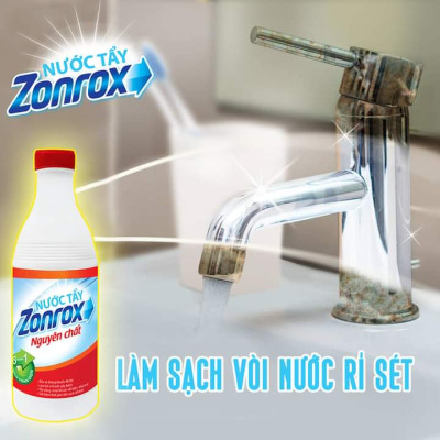 2 Can Nước tẩy vết bẩn đa năng khử mùi ZONROX JAVEL 6in1 Can 5 Lít Tiết kiệm