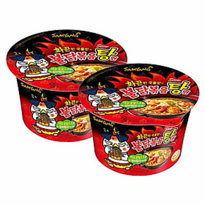 Combo 2 Tô Mì Gà Cay Samyang Hàn Quốc (120g/Hộp)