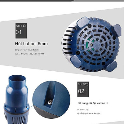 Máy bơm nước hồ cá Koi Jebao LP55000 560W 55000L/Hr cao cấp