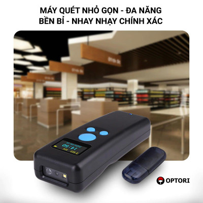 Máy quét mã vạch không dây 2D– Máy quét mã vạch bluetooth 2.4Ghz – L46 ( Hàng chính hãng)