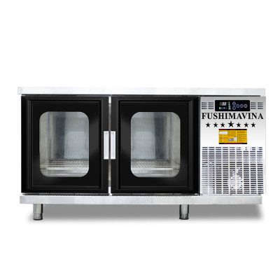 [CỬA HÀNG CHÍNH HÃNG] Tủ Bàn Lạnh Cánh Kính 1,5m Quạt Gió