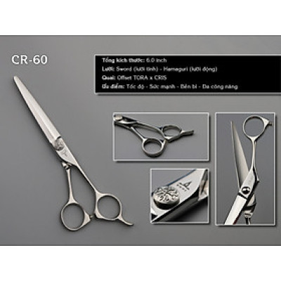 Kéo cắt tóc TORA CR-60