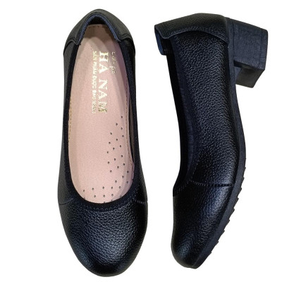 Giày Búp Bê Nữ Cao Gót 5cm HA NAM Da Bò Thật Thời Trang Cao Cấp GBBN2088