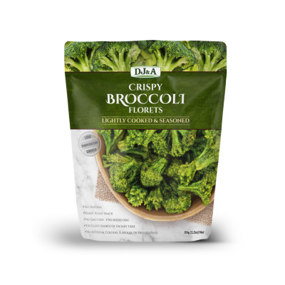Súp lơ xanh sấy giòn DJ&A Úc - 25g