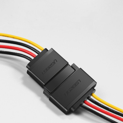 Cáp nguồn SATA 15Pin UGREEN US283 kết nối nguồn điện máy tính với ổ cứng Serial ATA, SSD, ổ đĩa quang, đầu ghi DVDB - Hàng chính hãng