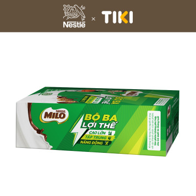 Thùng 48 Hộp Sữa Nestlé MILO Nước (180ml / Hộp)