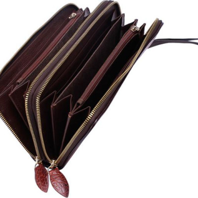 Ví Nữ Huy Hoàng HT3214 (22 x 11 cm) - Nâu Đỏ