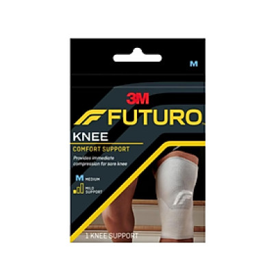 Băng bảo vệ đầu gối 3M Futuro 76587enr, dạng xỏ, size M, màu xám | Thương hiệu Mỹ