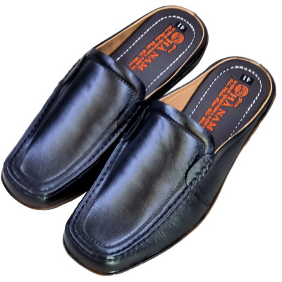 Dép bít mũi nam da bò thật HÀ NAM cao cấp  GSB2051