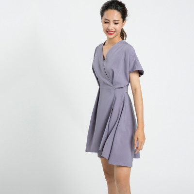 Đầm Xoè Cao Cấp Thời trang thiết kế Hity DRE076 (Tím Violet)