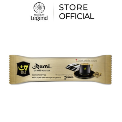 Cà Phê Hòa Tan G7 Trung Nguyên Gold Rumi - Hộp 14 gói - Cà phê sữa ngọt lành, đậm đà, thư thái
