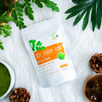 Bột Chùm Ngây Sấy Lạnh Nguyên Chất Gói 100gr  - Bột dinh dưỡng ăn dặm cho bé, tăng cường sức khỏe