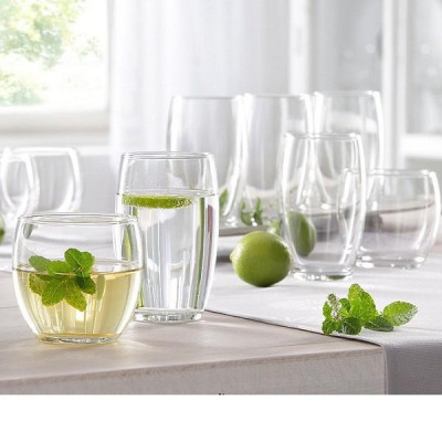 Cốc thủy tinh thấp La Cave dung tích 340ml - J9403