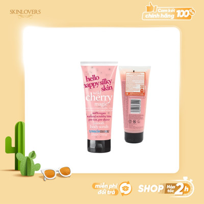 [ TẶNG TÚI ĐỰNG MỸ PHẨM ] Tẩy da chết toàn thân chiết xuất anh đào Treaclemoon 225ml